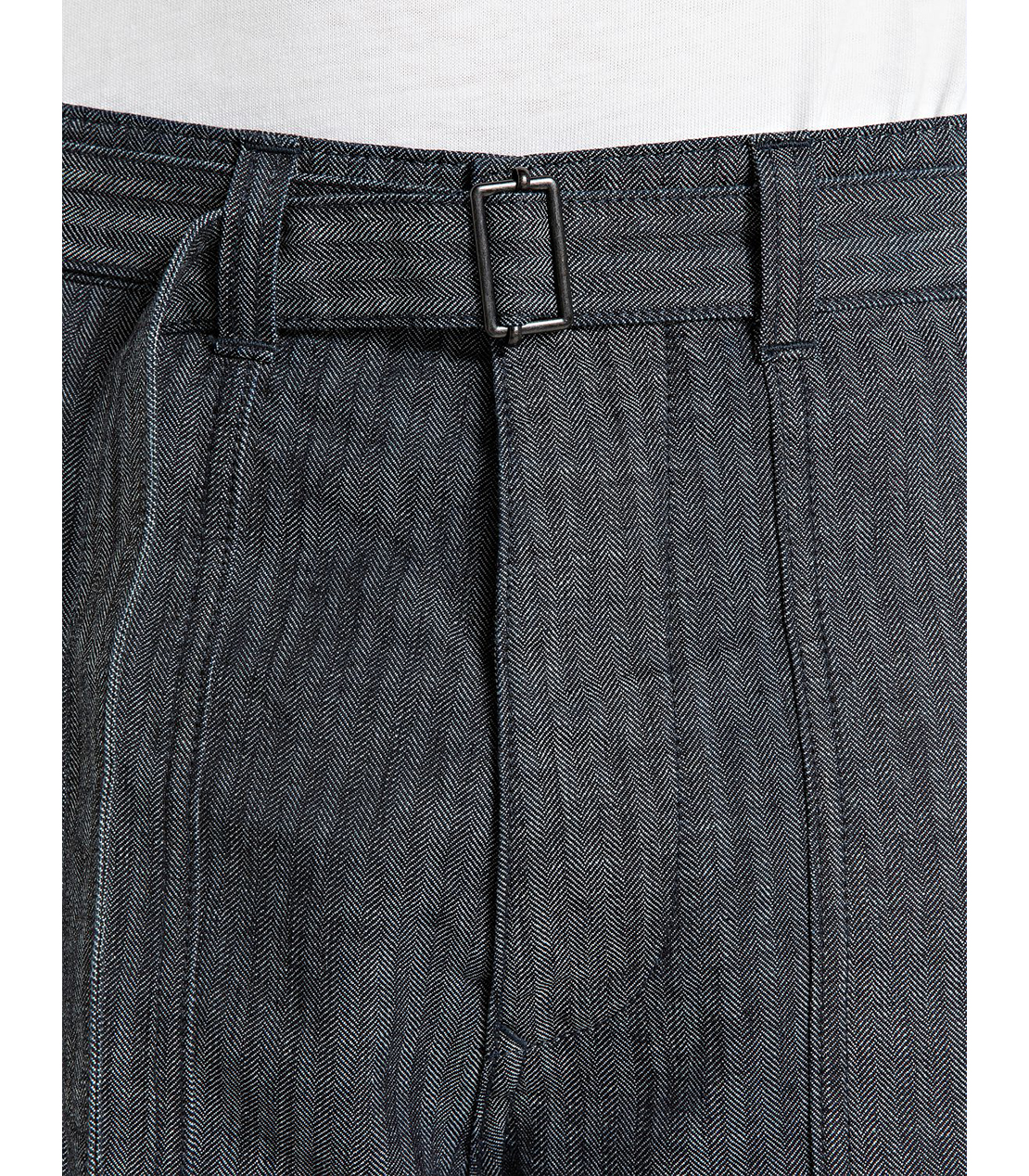 ヘリンボーン デニムパンツ（セットアップ） 詳細画像 ダークブルー 5